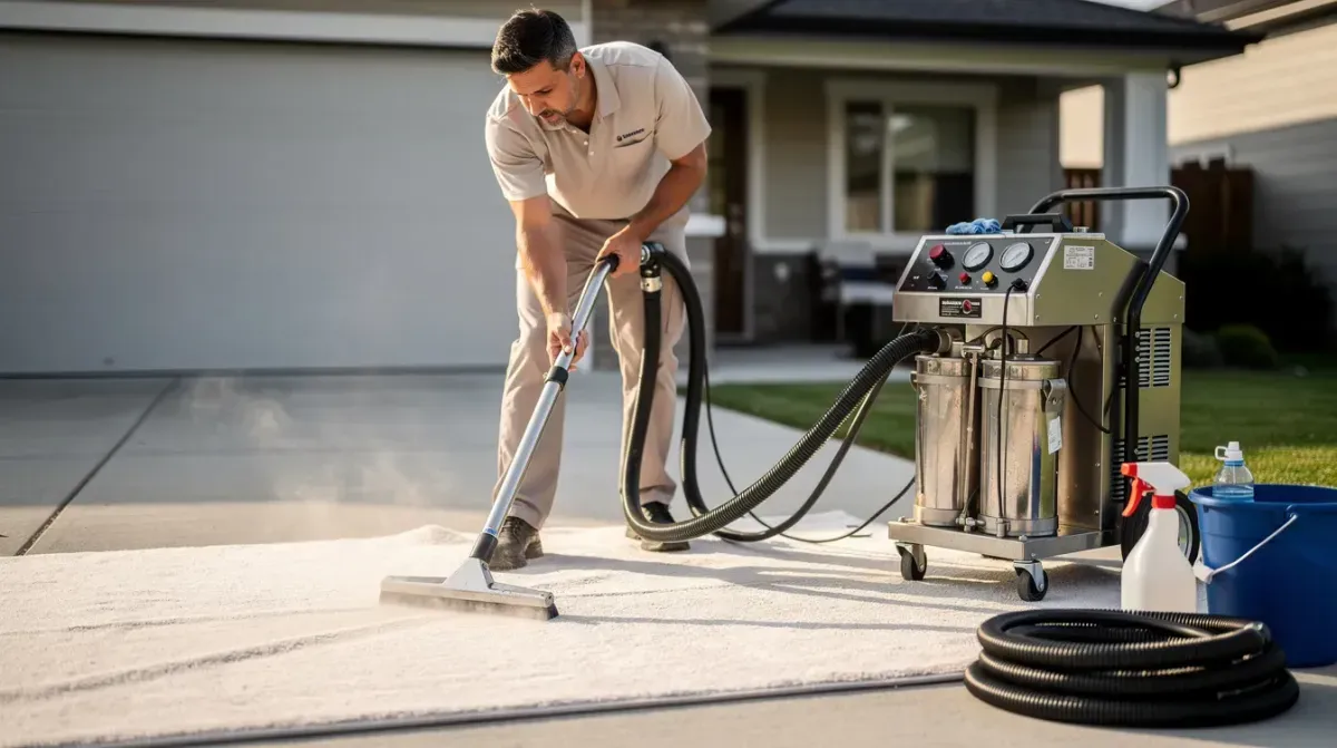 Steam Carpet Cleaning in Newton